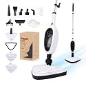 REECOO Steam Mop with Attachments,20s Rapid Heating,Lightweight Floor Steamer for Kitchen, Living Room Wood Floor Tile Carpet Cleaning