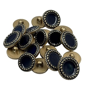 reena blue carving old 66 fancy synthetic resin pvc material button designer buttons for coats shirts blazers blue carving old 66
