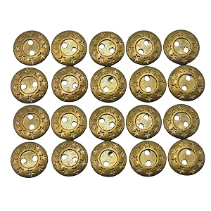 reena shirt button star bronze 20 fancy synthetic resin pvc material button designer buttons for coats shirts blazers shirt button star bronze 20