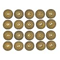 REENA Shirt Sun Bronze 20 Fancy Synthetic Resin PVC Material Buttons for Coats Shirts Blazers (Designer)