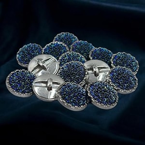 reena 2 golden black rings 66 fancy synthetic resin pvc material button designer buttons for coats shirts blazers 2 golden black rings 66