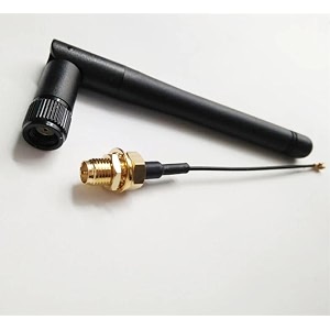 rees52 24g antenna folded bluetooth wifi module zigbee antenna sma to ipex feeder line 24ghz antenna for ieee80211n wlan system