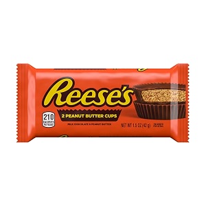 hershey39s reese39s 2 peanut butter cups milk chocolate 15 oz  42 g