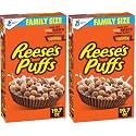Reese's Puffs Chocolatey Peanut Butter Cereal, Guardians of the Galaxy Vol. 3 Special Edition, Family Size, 19.7 OZ (Pack of 2)