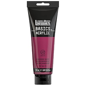reeves liquitex basics acrylic paint 845-oz tube quinacridone magenta