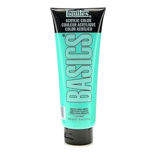 reeves liquitex basics acrylic paint 845-oz tube bright aqua green