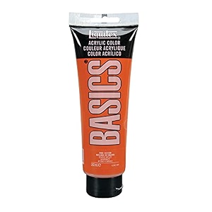 reeves liquitex basics acrylic paint 845-oz tube red oxide