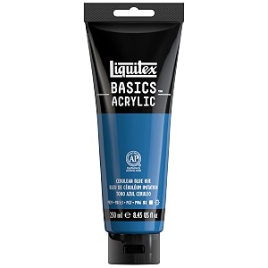 reeves liquitex basics acrylic paint 845-oz tube cerulean blue hue
