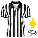 Referee Shirt Womens & Men Black and White Striped Shirt