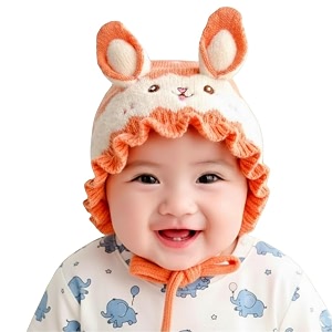 reffer baby winter caps unisex beanie fit for 6 months to 3 years old toddler baby woolen winter caps for kids boy39s and girl39s free size