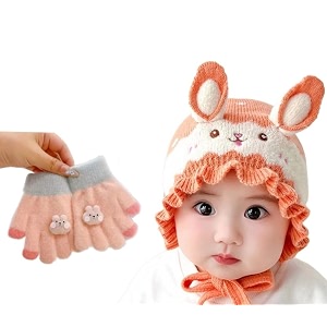 reffer baby winter caps unisex beanie fit for 6 months to 3 years old toddler baby woolen winter caps for kids boy39s and girl39s free size