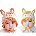 REFFER Baby Winter caps Unisex Beanie fit for 6 Months to 3 Years Old Toddler Baby Woolen Winter Caps for Kids Boy's and Girl's Free Size