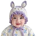 REFFER Baby Winter caps Unisex Beanie fit for 6 Months to 3 Years Old Toddler Baby Woolen Winter Caps for Kids Boy's and Girl's Free Size