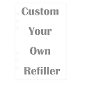 Refill Paper for A5 / A6 6 Holes Cover Round Ring Binder File Folder (Custom, A5)