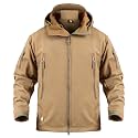 ReFire Gear Men's Army Special Ops Military Tactical Jacket Softshell Fleece Hooded Outdoor Coat
