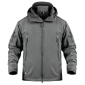 ReFire Gear Men's Army Special Ops Military Tactical Jacket Softshell Fleece Hooded Outdoor Coat
