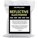 Reflective Glass Powder (10 LB Bag) for Road Marking, Curb Paint, Traffic Paint, Pavement Striping, Parking Lots, Crosswalks, Driveways, Airports, Traffic Signs, Painting, Arts &amp; Crafts