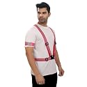 ReflectoSafe High Visibility Cycling Cycle Elastic Cross Belt and 2 Arm Bands Vest Reflective Wear All Highly Reflective and Adjustable Strap for Maximum Flexibility - Green