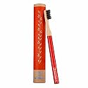 REFLEKT Foreverhandle Bamboo Wooden Toothbrush With Aluminium Handle&amp;Replaceable Heads Soft Bristles Anti Bacterial,Eco-Friendly&amp;No Plastic Brush Suitable For Adults&amp;Kids Teeth (Ruby Red),Manual
