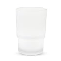Studio Round Back 304 Grade Stainless Steel Wall Mounted Tumbler Holder/Tooth Brush Holder with Frosted Glass Tumbler for Bathroom/Bathroom Accessories (PVD Rose Gold Finish)