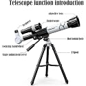 Refractor STEM Telescope for Kids & Beginners | 50mm Aperture 360mm Focal Length with 3 Eyepieces & Tripod | Astronomy Telescope for Moon Viewing & Outdoor Learning