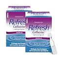 Refresh Celluvisc Lubricant Eye Gel for Dry Eyes, Preservative-Free Drops, 0.01 Fl Oz Single-Use Containers, 30 Count (Pack of 2)
