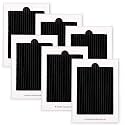 Refrigerator Air Filter Replacement 6 Pack - Carbon Activated Filter Compatible with Frigidaire & Electrolux Pure Air Ultra Reduce Odors for EAFCBF, PAULTRA, RAF1150 242061001,242047801, 242047804