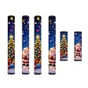 Refrigerator Door Handle Covers Set of 6 Kitchen Electrical Appliances Handle Protector Anti-Slip Fridge Microwave Oven Decor for Christmas Holiday, Santa Claus Christmas Tree