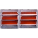 Refrigerator Drawer MatFridge Mat Set of 6