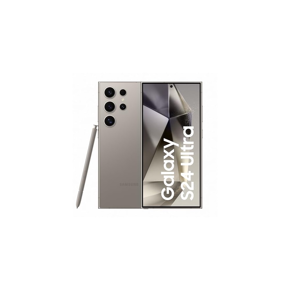 Refurbished) Samsung Galaxy S24 Ultra 5G (Titanium Gray, 12GB