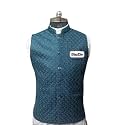 Regal Charm Mens Poly Silk Self-Design Ethnic