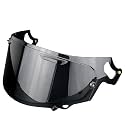 Regent-X Replacement Helmet Visor Compatible with RX7X VAS-V MAX Quantum-X Corsair-X UV Protection Anti-Scratch Wearproof Shield Universal Face Shield Accessories(Dark Black)
