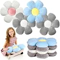 Reginary 4 Pcs Flower Floor Pillow Cushion Kid, Daisy, Vivid, 15.75''