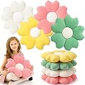 Reginary 4 Pcs Flower Floor Pillow Cushion Kid, Flower, Fresh, 15.75''