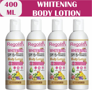 regolith advansed deep nourish whitening body lotion for women  men 72h moisturisation 400 ml