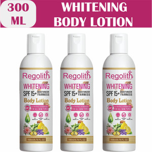 regolith advansed deep nourish whitening body lotion for women  men 72h moisturisation 300 ml