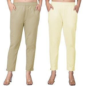 Regular Fit Fully Elastic Waist Ankle Length