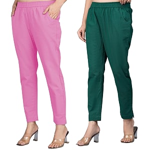 Regular Fit Fully Elastic Waist Ankle Length