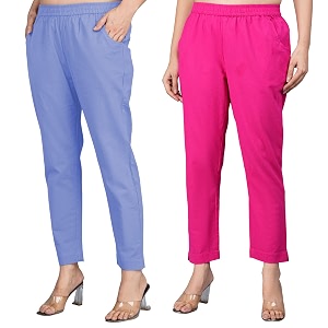 Regular Fit Fully Elastic Waist Ankle Length