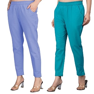 Regular Fit Fully Elastic Waist Ankle Length