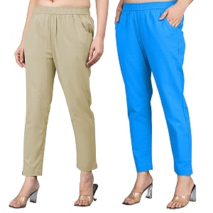 Regular Fit Fully Elastic Waist Ankle Length