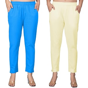 Regular Fit Fully Elastic Waist Ankle Length