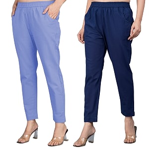 Regular Fit Fully Elastic Waist Ankle Length