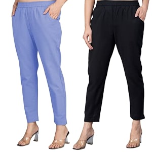 Regular Fit Fully Elastic Waist Ankle Length