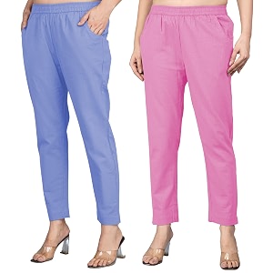 Regular Fit Fully Elastic Waist Ankle Length