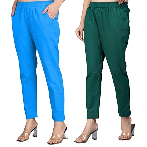 Regular Fit Fully Elastic Waist Ankle Length
