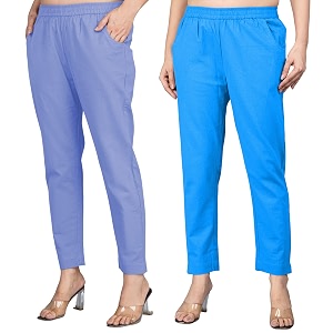 Regular Fit Fully Elastic Waist Ankle Length
