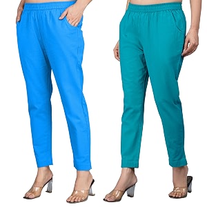 Regular Fit Fully Elastic Waist Ankle Length