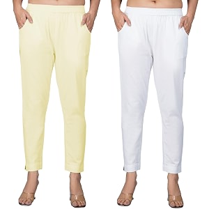 Regular Fit Fully Elastic Waist Ankle Length
