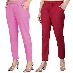 Regular Fit Fully Elastic Waist Ankle Length